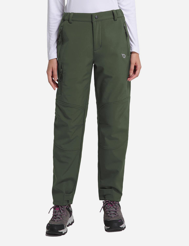Pantaloni invernali da donna, perfetti per trekking e outdoor con tasche zip.