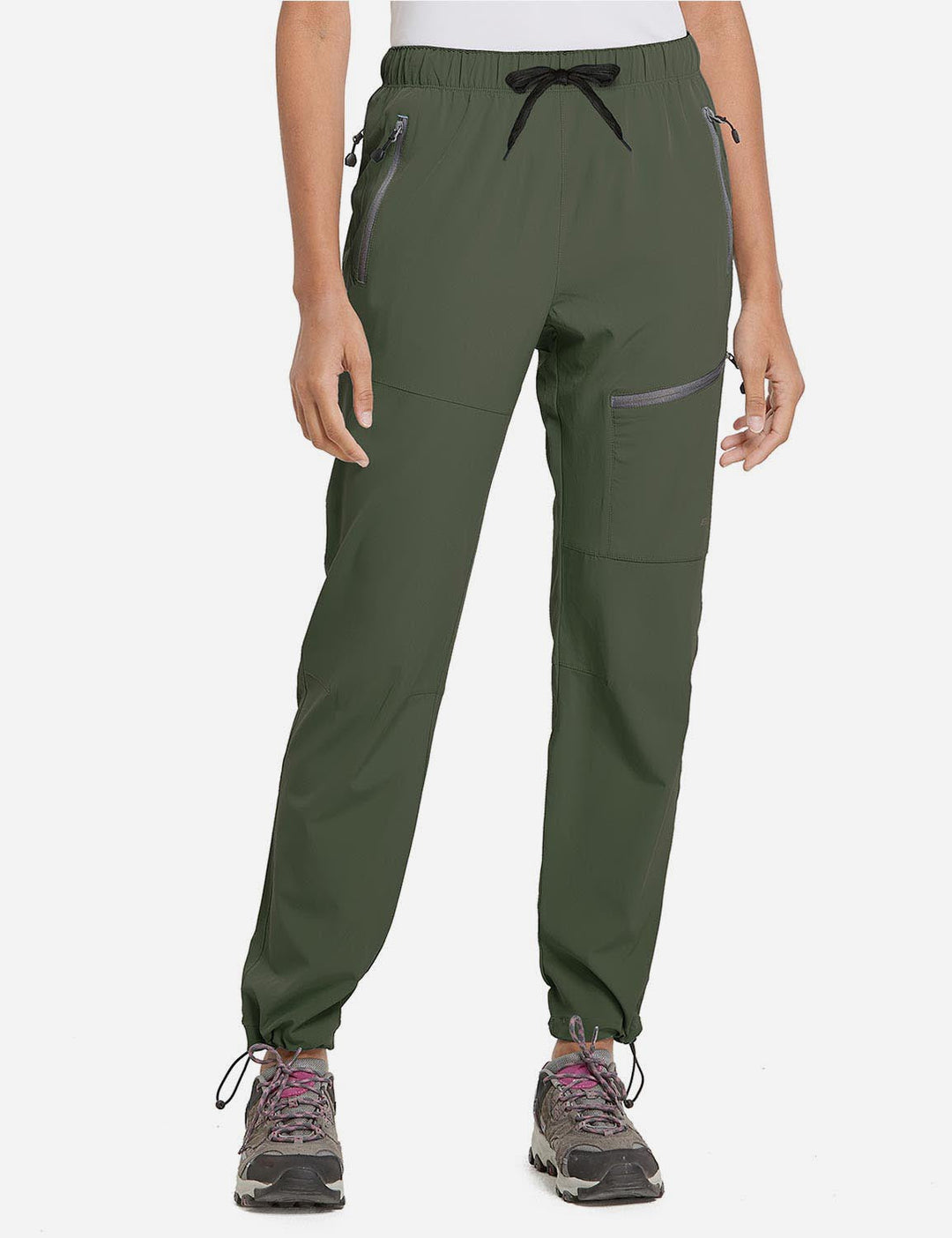Pantaloni donna leggeri e regolabili, per un fit perfetto in ogni situazione.
