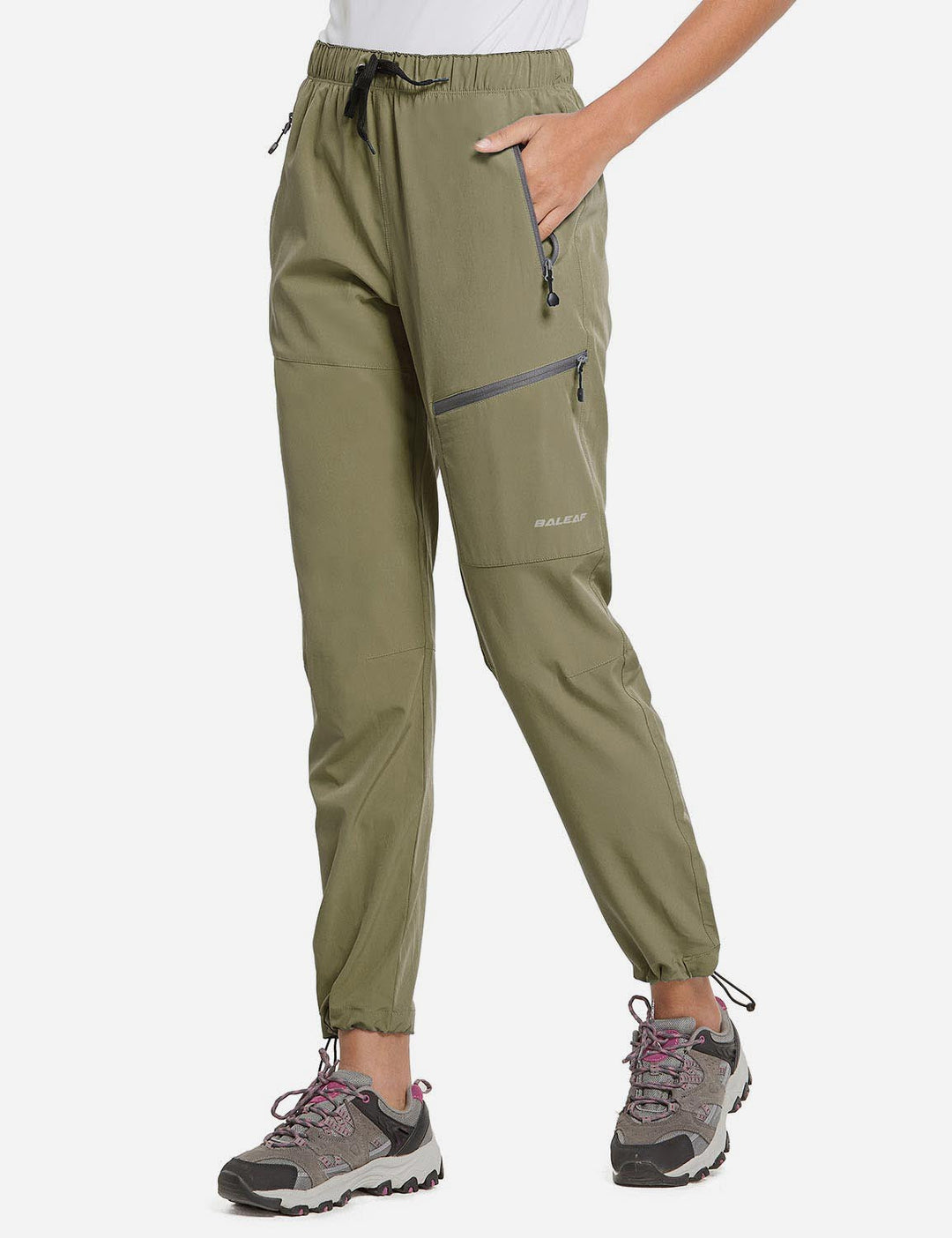 Pantaloni da montagna donna, resistenti e comodi per lunghe escursioni.