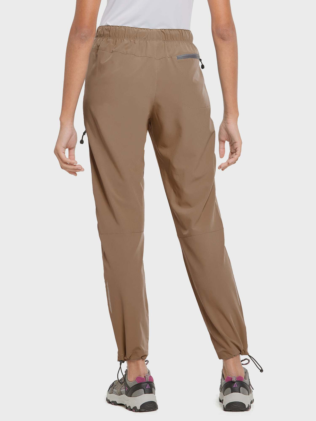 Pantaloni outdoor donna con tasche con cerniera, per tenere al sicuro gli oggetti.