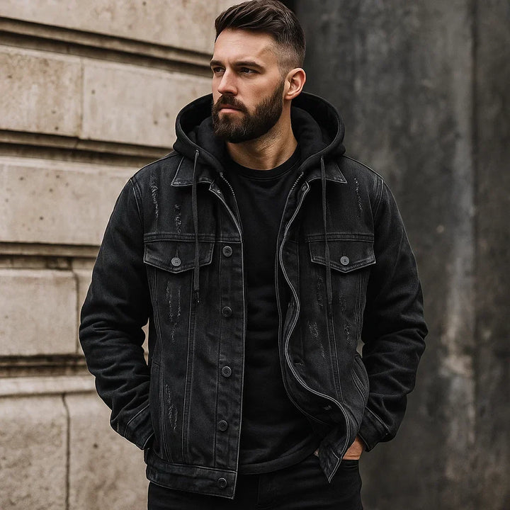 Giacca uomo invernale resistente, bomber con cuciture rinforzate e fodera isolante, perfetta contro il freddo.