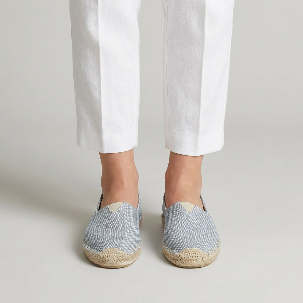 Espadrillas ortopediche da donna con supporto ammortizzato per comfort estivo in città e spiaggia.