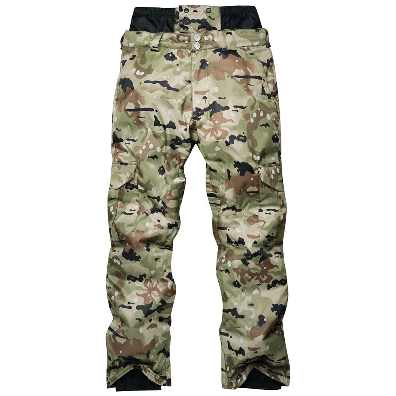 Pantaloni da sci uomo robusti e impermeabili, ideali per protezione e calore negli sport invernali e outdoor sulla neve.