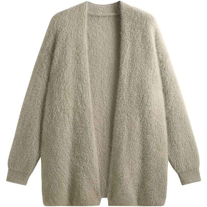 Cardigan lungo da donna. Essenziale per autunno inverno. Offre calore, comfort e un tocco di eleganza.