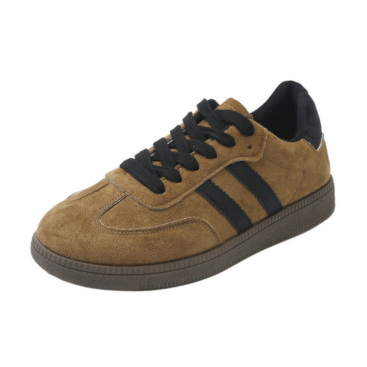Tessuto leggero: sneakers donna casual con lacci e punta arrotondata, per un comfort traspirante ogni giorno.