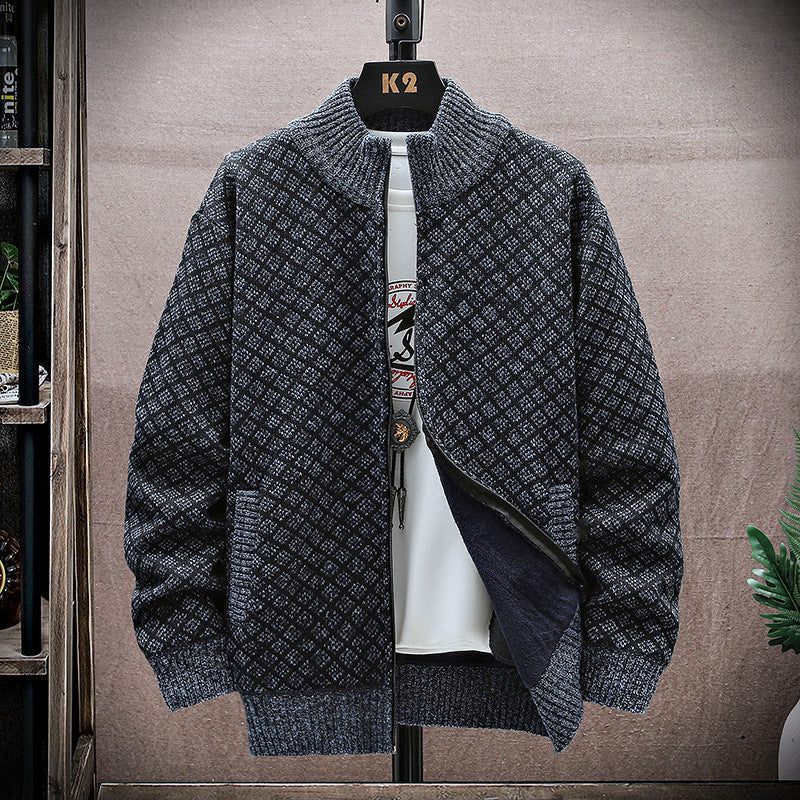 Elegante cappotto uomo con zip per autunno, ottimo per stile quotidiano e occasioni speciali.