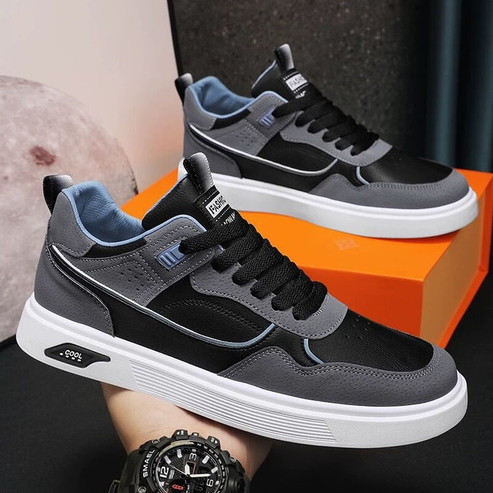 Sneakers uomo con lacci, calzature casual basse per comfort e traspirabilità eccellenti.