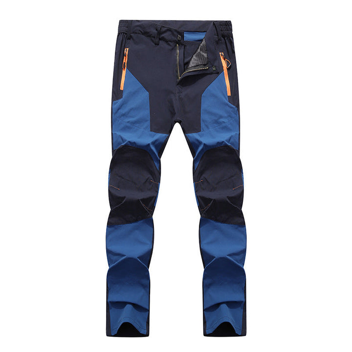 Pantaloni cargo uomo stretch per trekking autunnale, impermeabili e antivento, comfort per attività all'aperto.