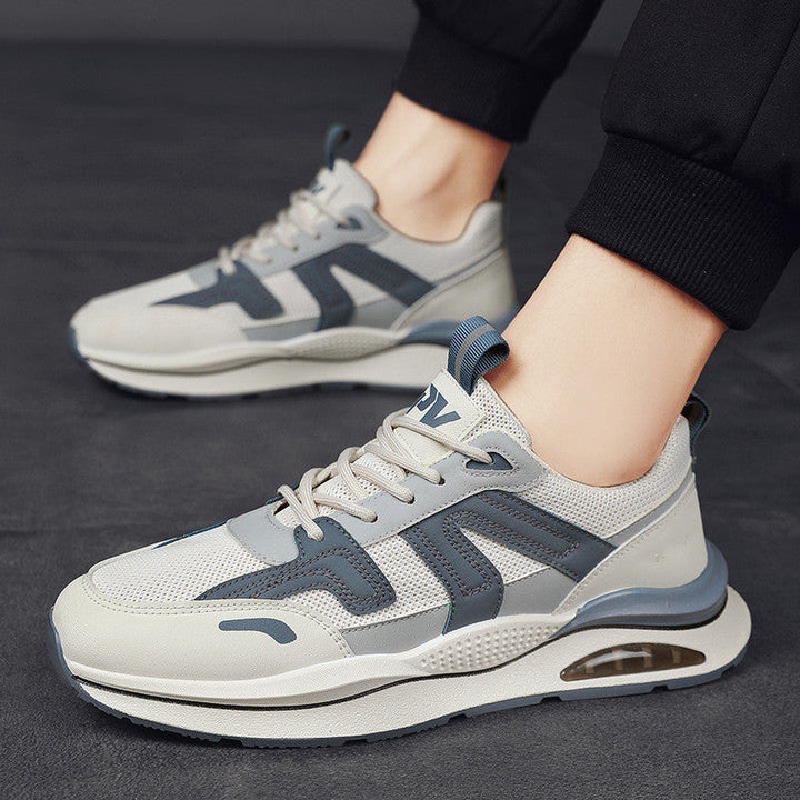 Scarpe da passeggio donna con zeppa comoda, suola antiscivolo. Calzature casual per comfort quotidiano.