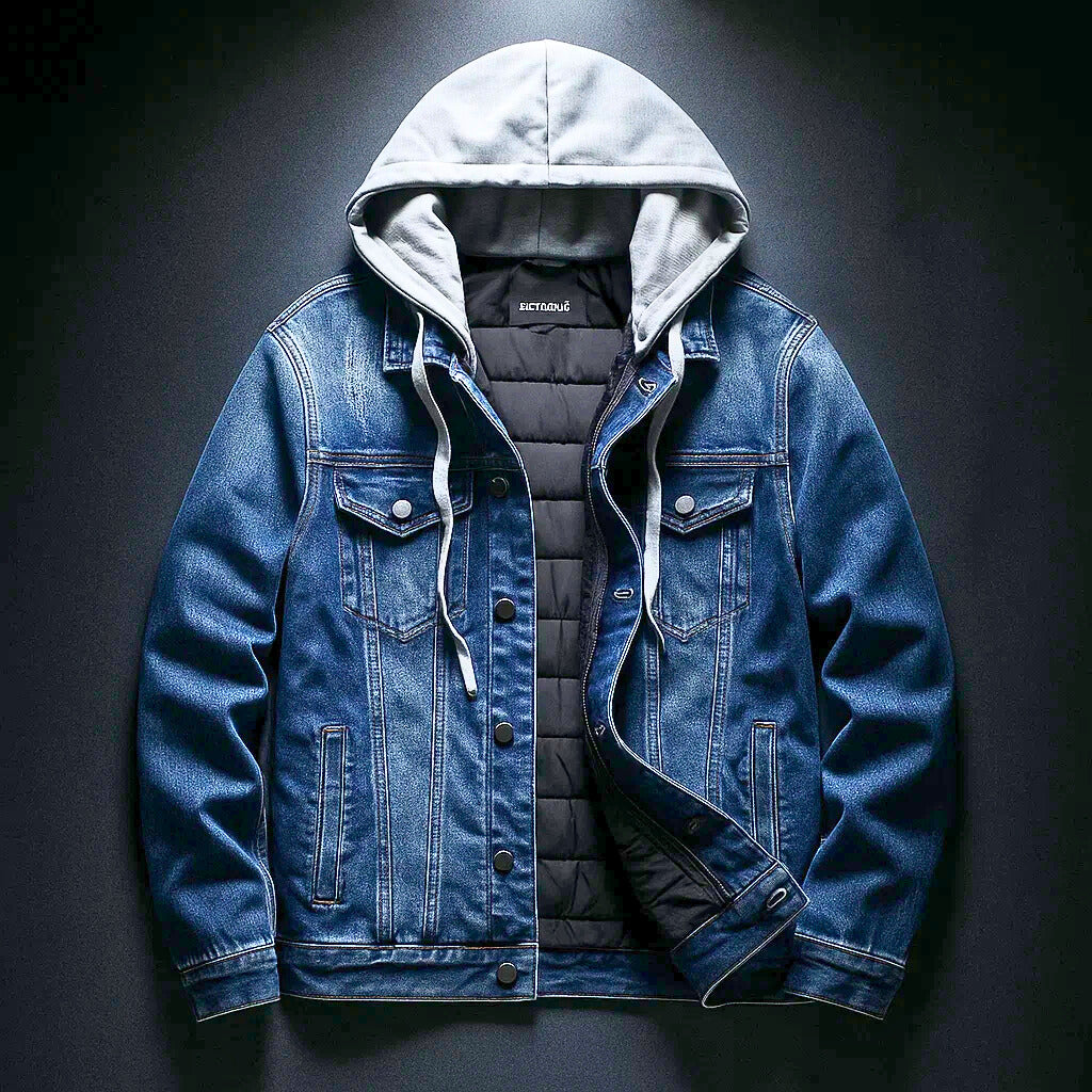 Giacca bomber da uomo per l'inverno, con fodera isolante, cuciture rinforzate e look casual.