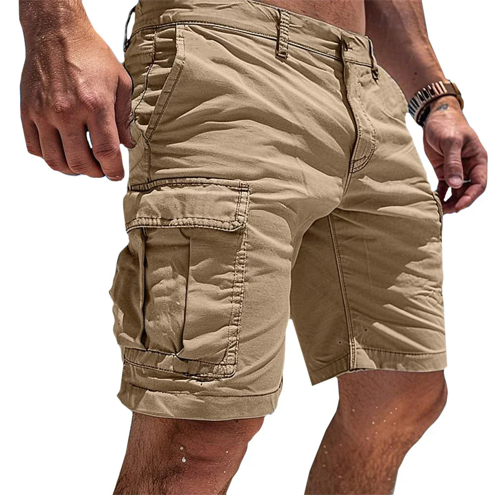 Pantaloncini donna cargo comodi, perfetti per il tempo libero. Vita elasticizzata e stile casual versatile.