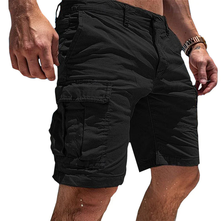 Pantaloncini donna stile cargo per un look casual-chic. Morbidi, con vita elasticizzata e tasche laterali.