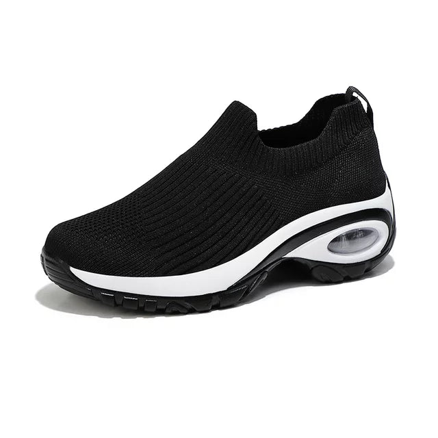 Scarpe ortopediche donna AeroBounce: comfort superiore, supporto plantare per sollievo dolore piedi e fascite plantare.