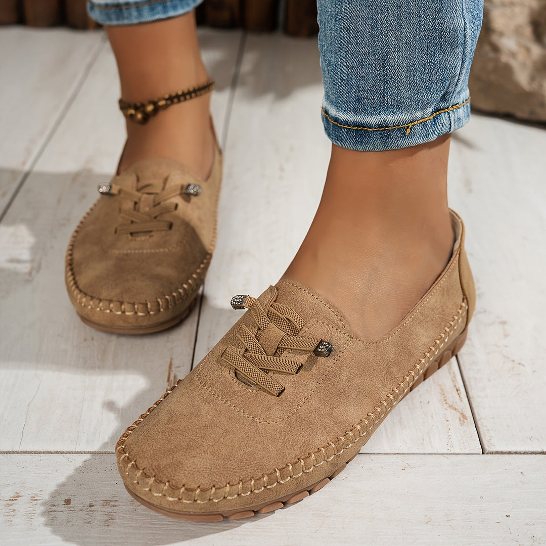 Mocassini donna blu, calzature comode per piedi sensibili, perfette per il supporto quotidiano.