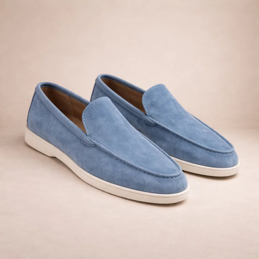 Mocassini uomo casual slip-on, comfort e stile senza tempo. Ideali per outfit eleganti e comodi in primavera.