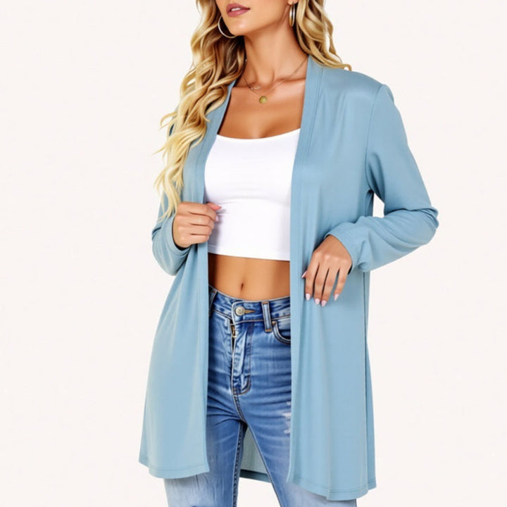 Giacca donna stampata leggera per mezza stagione, colori vivaci, stile casual e rilassato per outfit quotidiani.