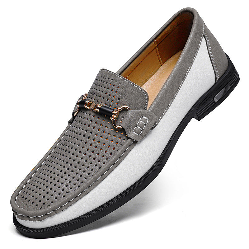 Mocassini estivi uomo, scarpe casual slip-on, traspiranti e comode per ogni occasione.