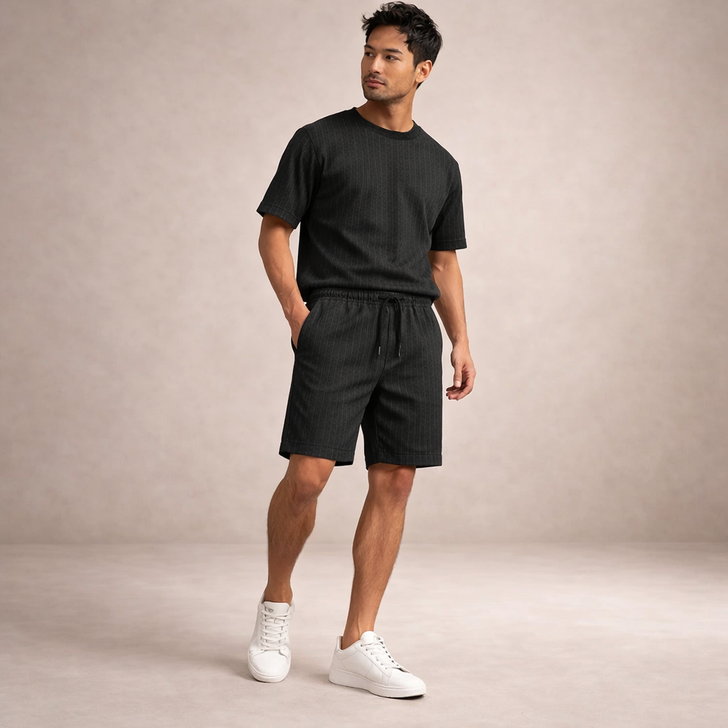 Shorts estivi da uomo, con laccio regolabile, ideali per un comfort duraturo nelle giornate calde.