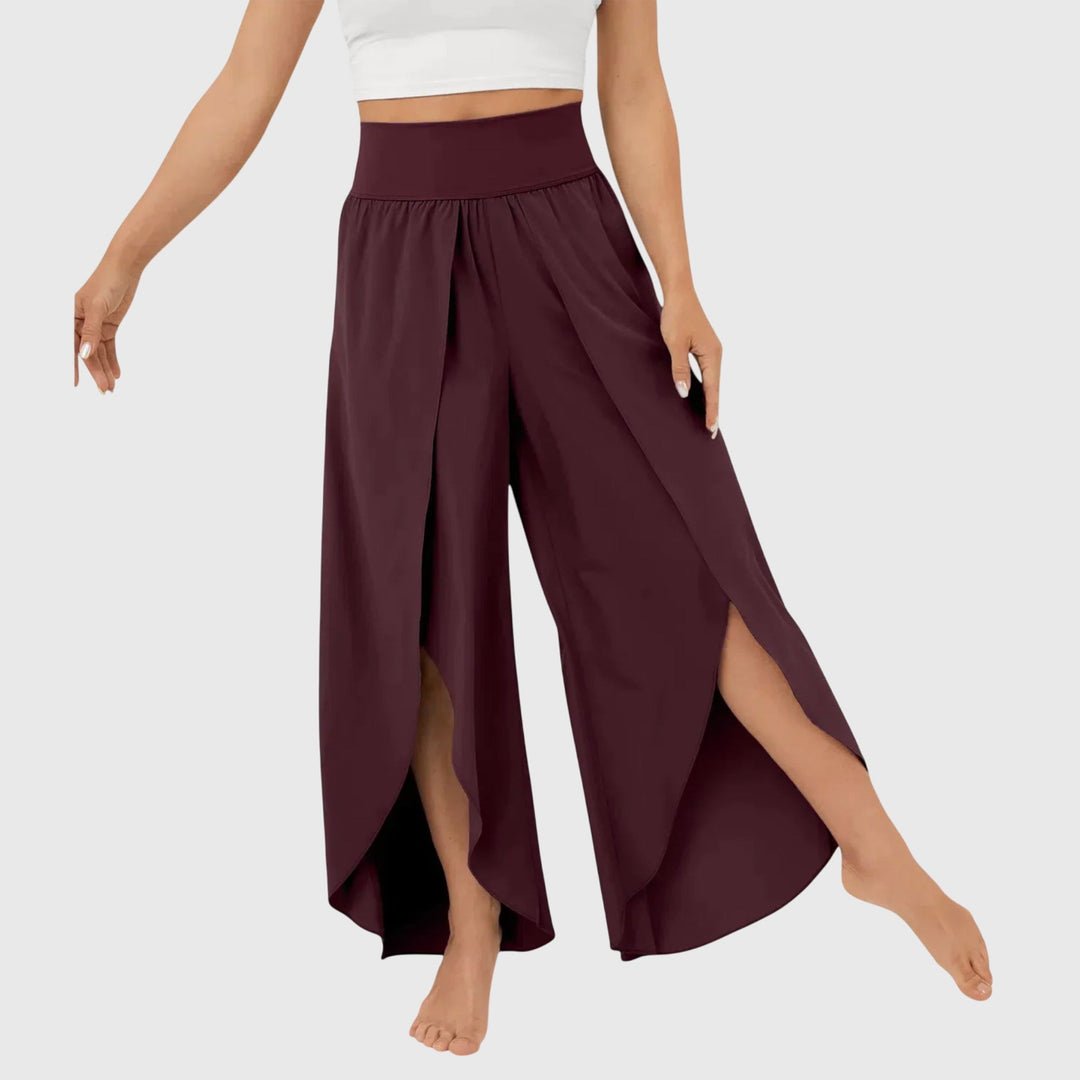 Pantaloni estivi donna, taglio gamba larga e freschi. Ottimi per un look vivace e casual.