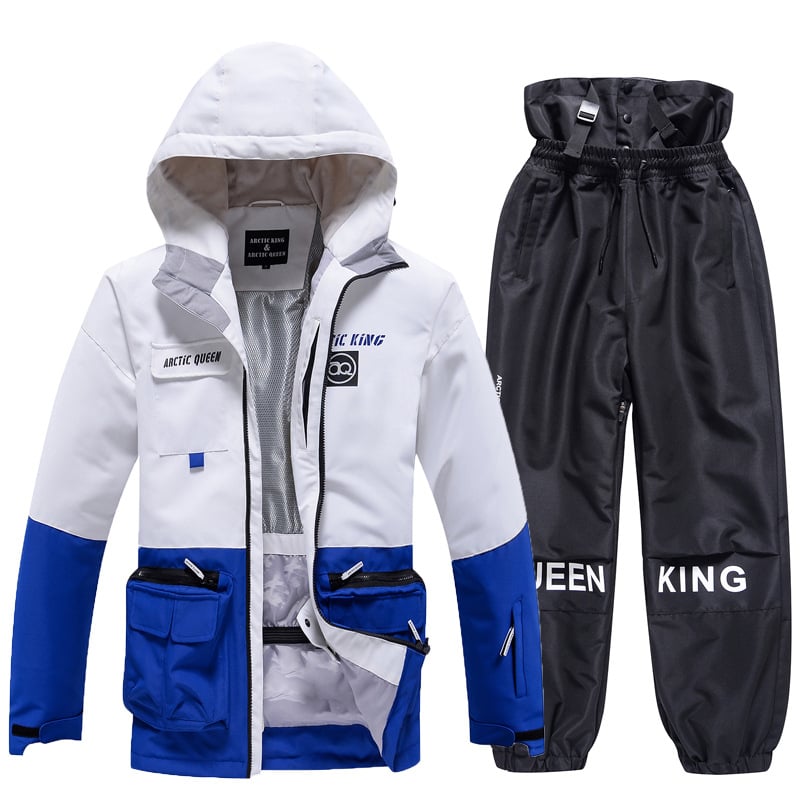 Abbigliamento da montagna uomo/donna, completo da sci impermeabile e caldo.