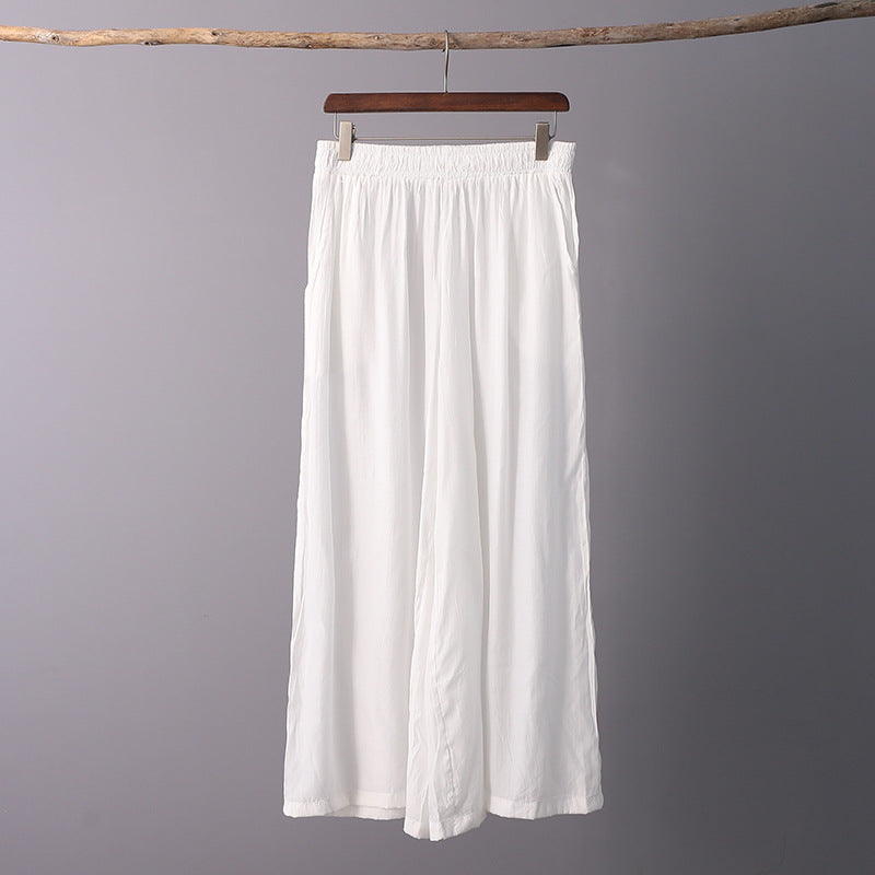 Pantaloni donna ampi e comodi, ideali per la moda quotidiana e casual.