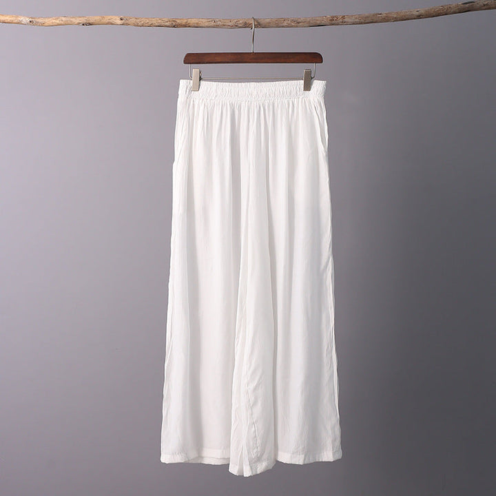 Pantaloni donna ampi e comodi, ideali per la moda quotidiana e casual.