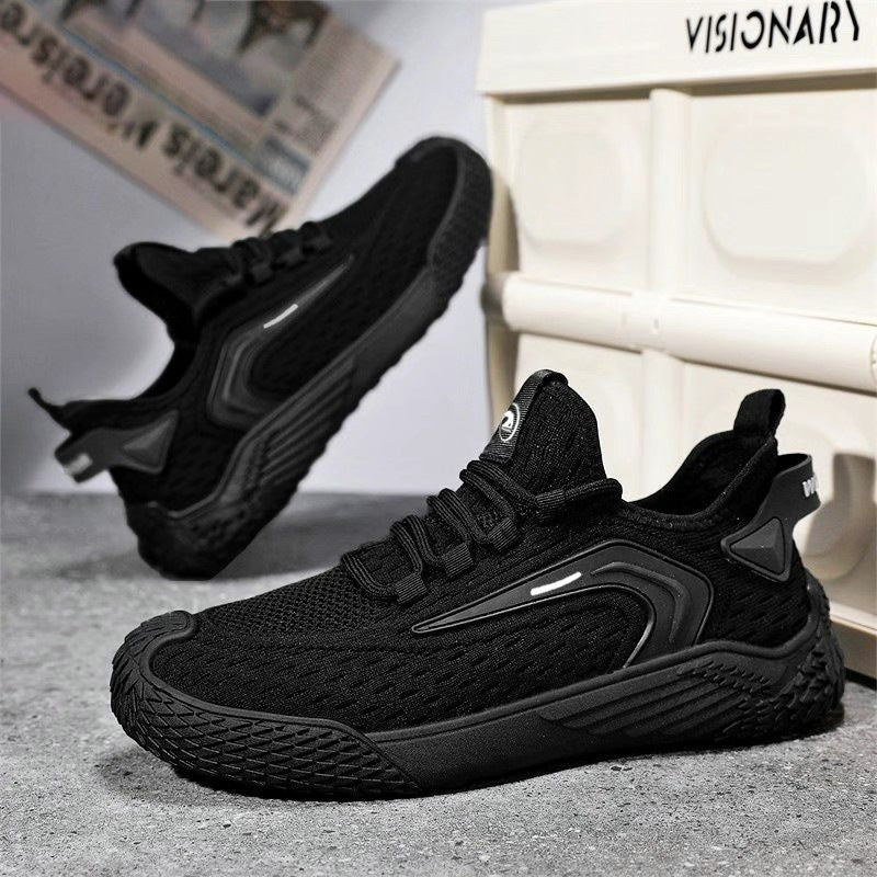 Vista laterale sneakers uomo grigio scuro, scarpe con lacci, perfette per comfort e stabilità duraturi.