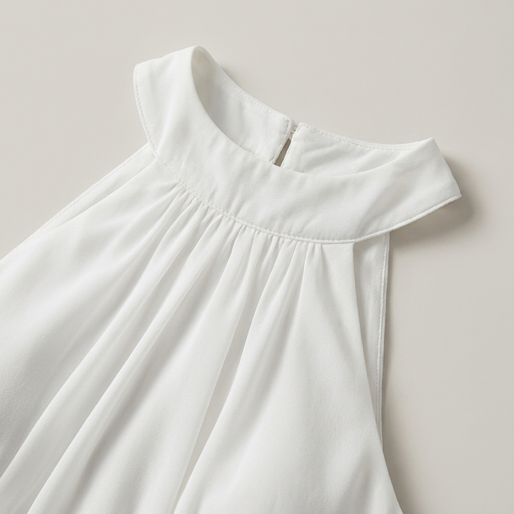 Abito da festa donna corto con vita aderente e scollo all'americana, perfetto per cocktail e occasioni speciali.