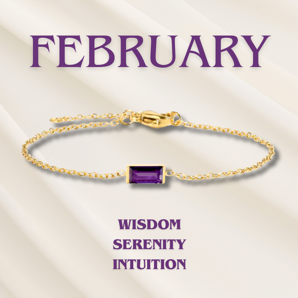 Bracciale donna placcato oro, con charm e gemma pietra di nascita, accessorio compleanno personalizzabile.