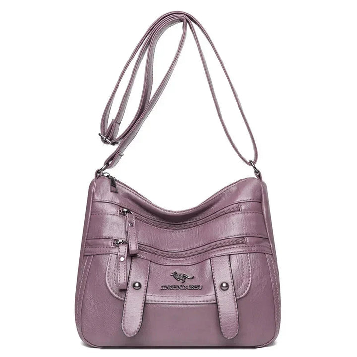 Borsa donna in pelle, comoda da portare a mano o spalla, perfetta per ogni occasione.