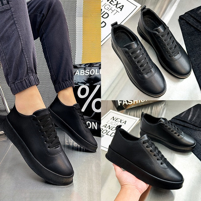 Sneakers moda uomo, vista frontale: design pulito e contemporaneo, con lacci e dettagli che esaltano lo stile casual.