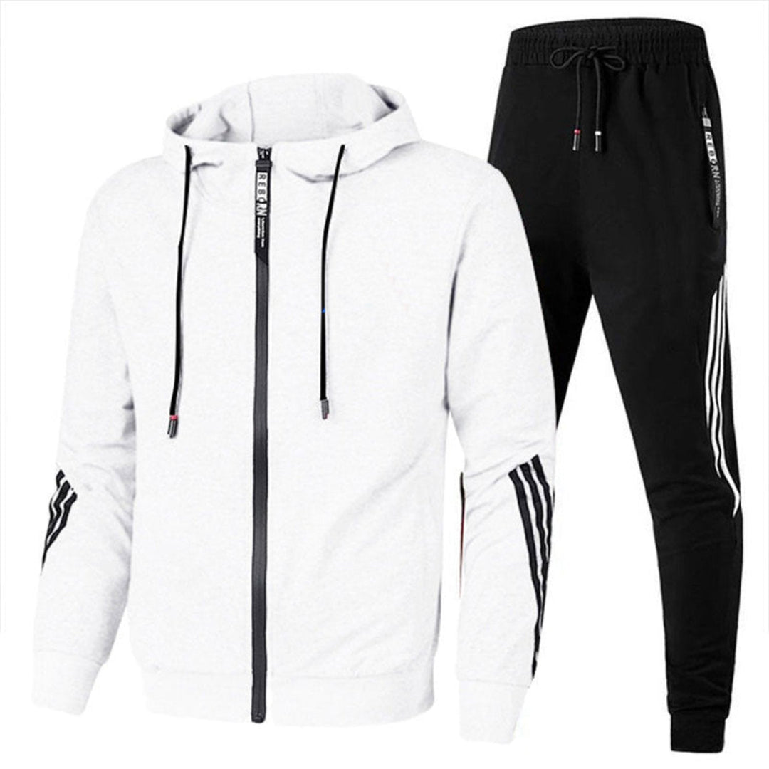 Moda uomo: completo sportivo athleisure casual ed elegante, perfetto per uno stile moderno e versatile tutto l'anno.
