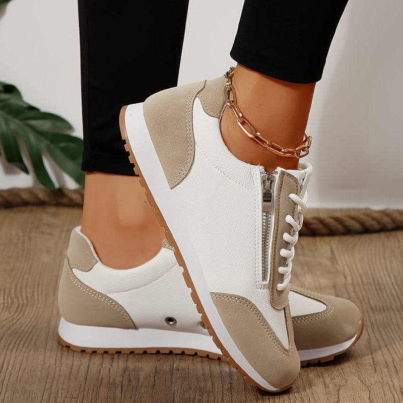 Scarpe casual donna senza cuciture, con tallone rinforzato e suola stabilizzante, perfette per comfort duraturo.