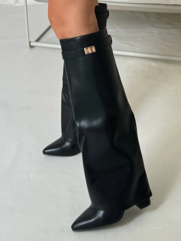Stivali donna autunno con soletta imbottita, cerniera per comfort e stile quotidiano.