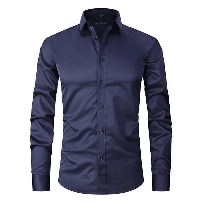 Camicia da uomo per viaggio, anti-stropiccio, mantiene la forma per un'eleganza duratura.