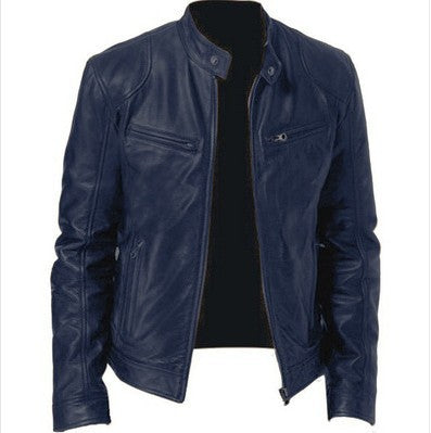 Giacca autunnale uomo slim fit con zip, un capospalla versatile e alla moda per ogni occasione casual.