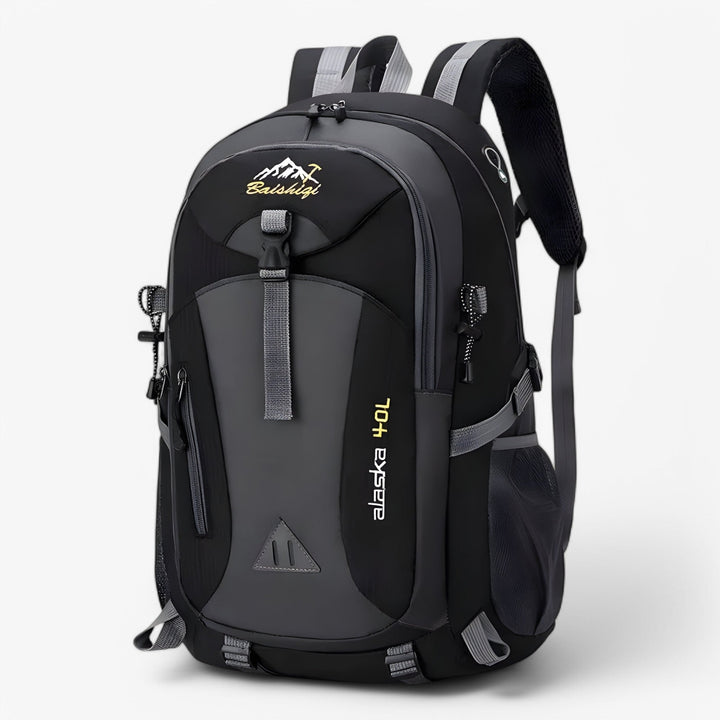 Zaino sportivo outdoor 30L resistente, unisex multicolore, perfetto per avventure e uso quotidiano.