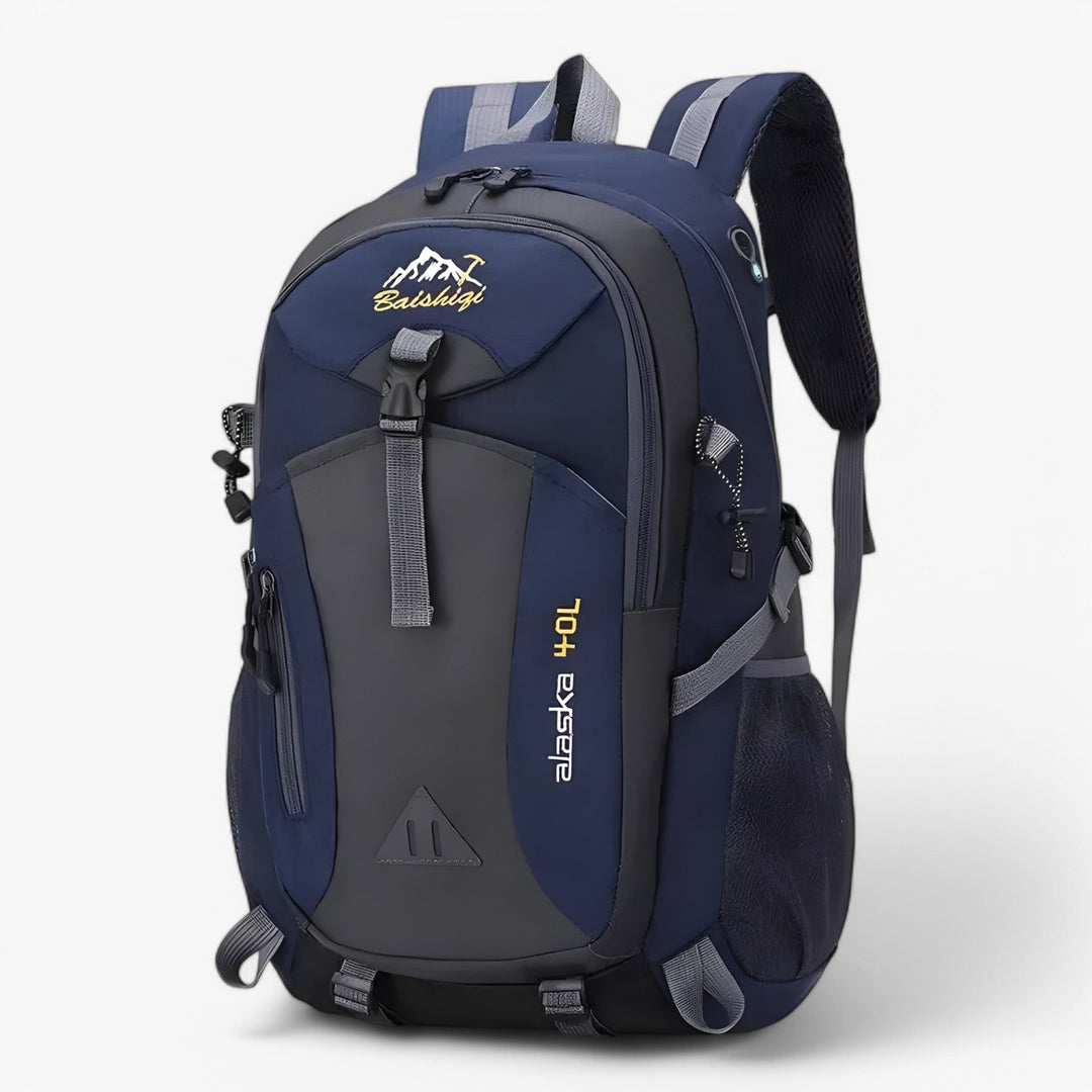 Zaino outdoor unisex 30L multicolore, ideale per escursionismo, trekking e viaggi.
