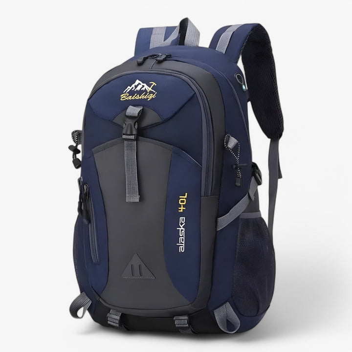 Zaino outdoor unisex 30L multicolore, ideale per escursionismo, trekking e viaggi.