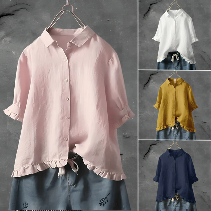 Abbigliamento donna esclusivo: camicia versatile per ogni outfit, dal casual all'elegante. Stile unico.