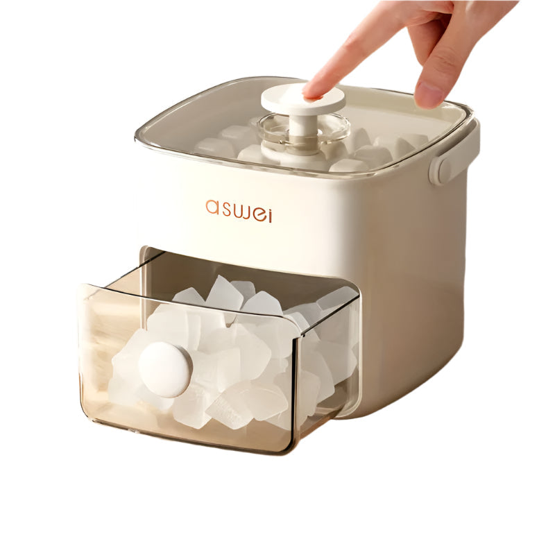 Macchina per ghiaccio compatta e silenziosa, ideale per bevande fresche in casa o per feste. Ghiaccio rapido.