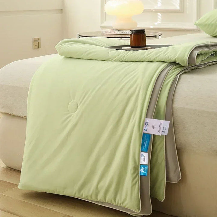 Coperta rinfrescante morbida e traspirante per un sonno fresco e riposante, ideale d'estate.