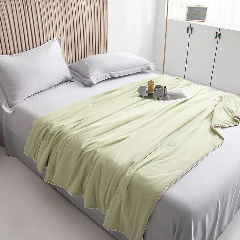 Rilassante coperta rinfrescante, biancheria letto perfetta per un sonno fresco e senza sudore in estate.