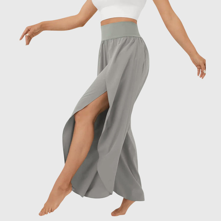 Pantaloni estivi donna colorati, a gamba larga e leggeri. Ideali per vacanze e tempo libero.