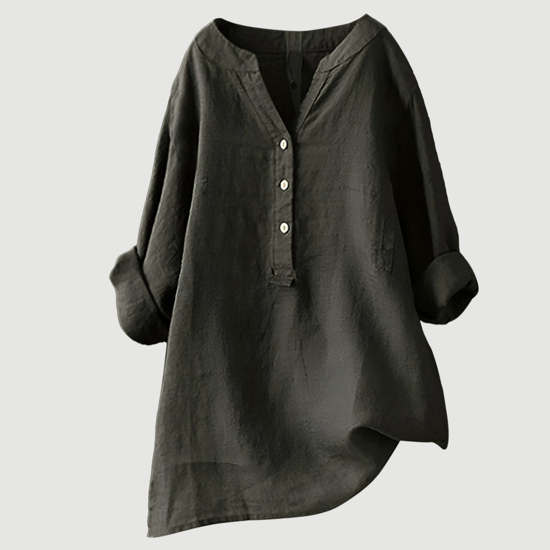 Abbigliamento donna: camicia oversize in cotone, stile rilassato per la moda estiva.
