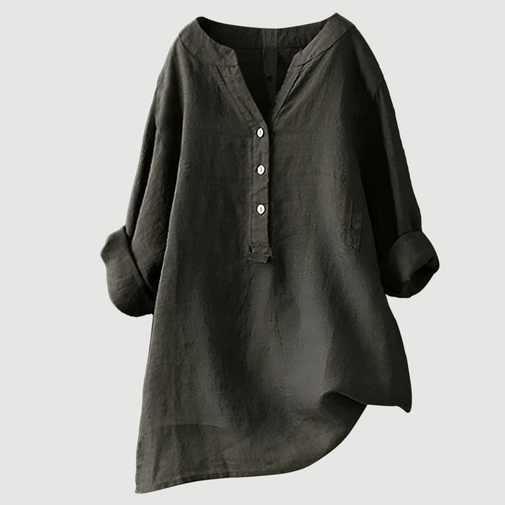 Abbigliamento donna: camicia oversize in cotone, stile rilassato per la moda estiva.