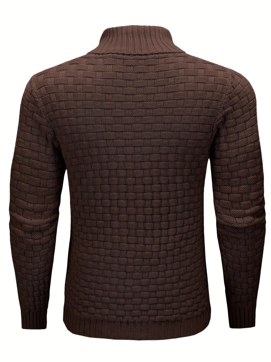Collo a sciarpa: maglione uomo invernale, elegante e confortevole, per ogni giorno.