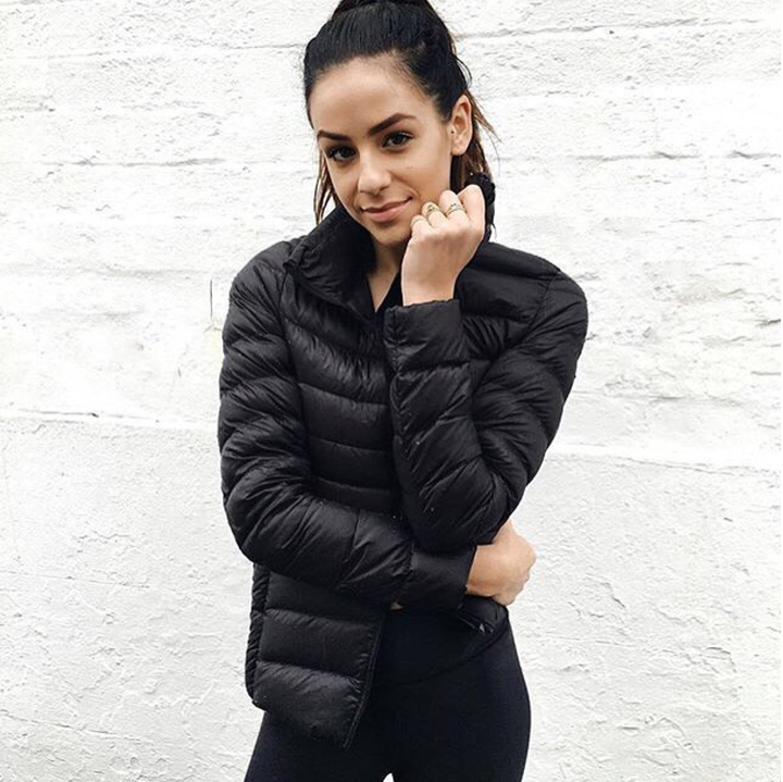 Piumino leggero primavera da donna, abbigliamento essenziale per le mezze stagioni.