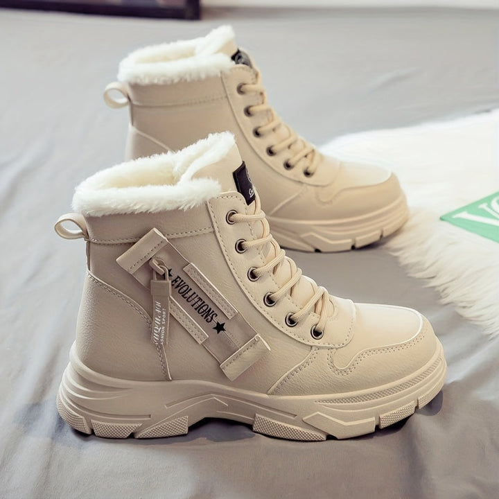 Stivaletti invernali donna antiscivolo, caldi e alla moda, perfetti per neve e freddo intenso.