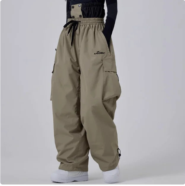 Pantaloni invernali cargo da uomo, impermeabili e antivento, perfetti per la neve e abbigliamento sportivo.